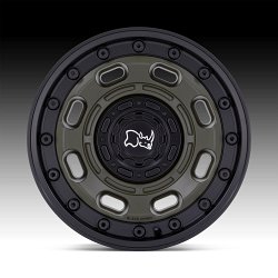 Black Rhino Atlas OD Green Custom Truck Wheels 3